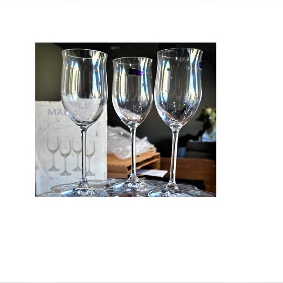 Marquis Vintage Young White Wine Glass Set of 3 by Waterford - Picture 2 of 4
